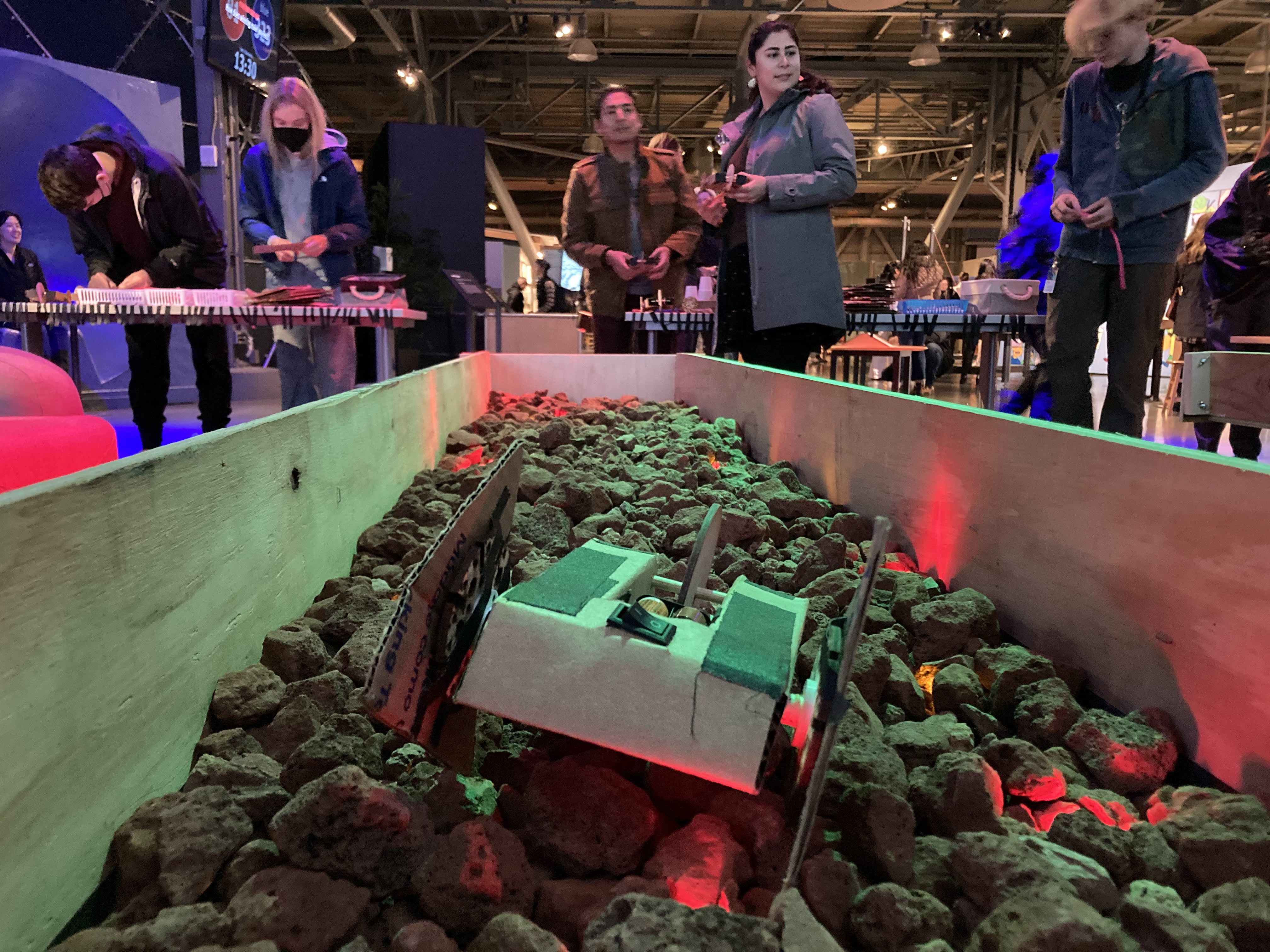 The Wheel Lab invited participants to design their own wheels for a Mars rover